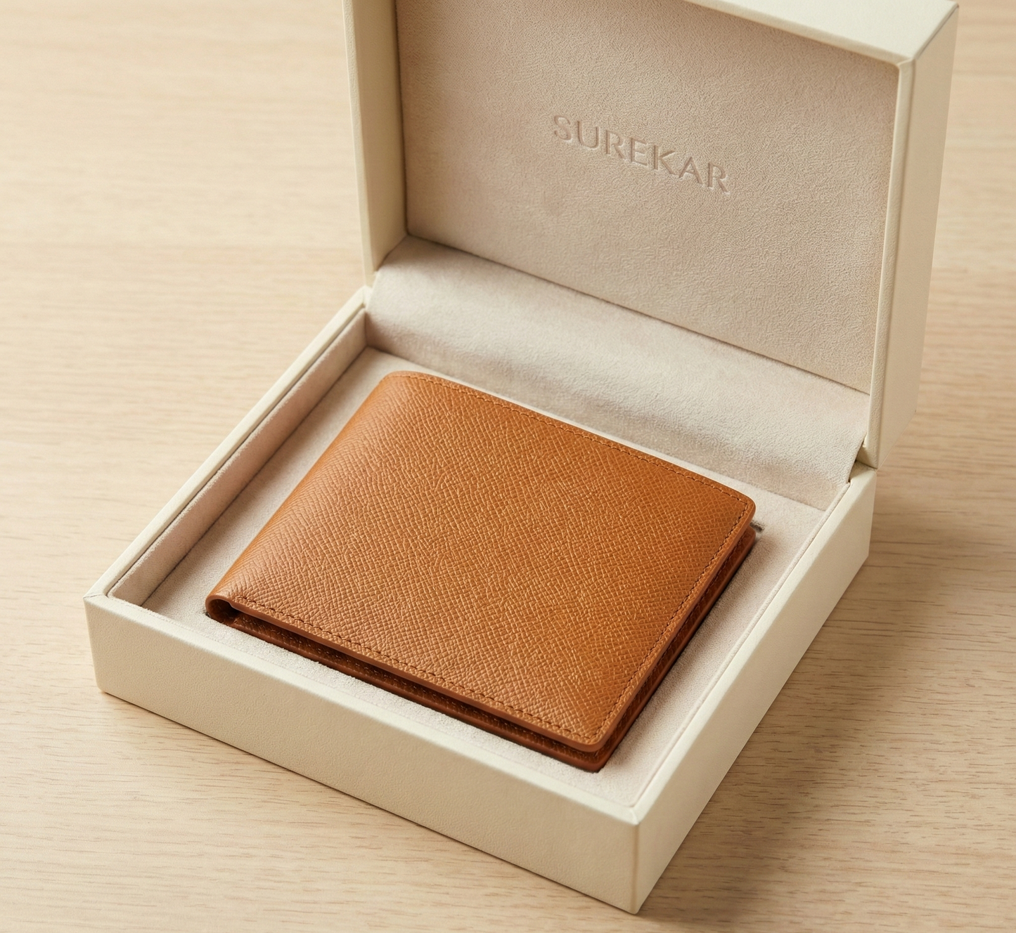 Surekar Slim Leather Wallet for Men