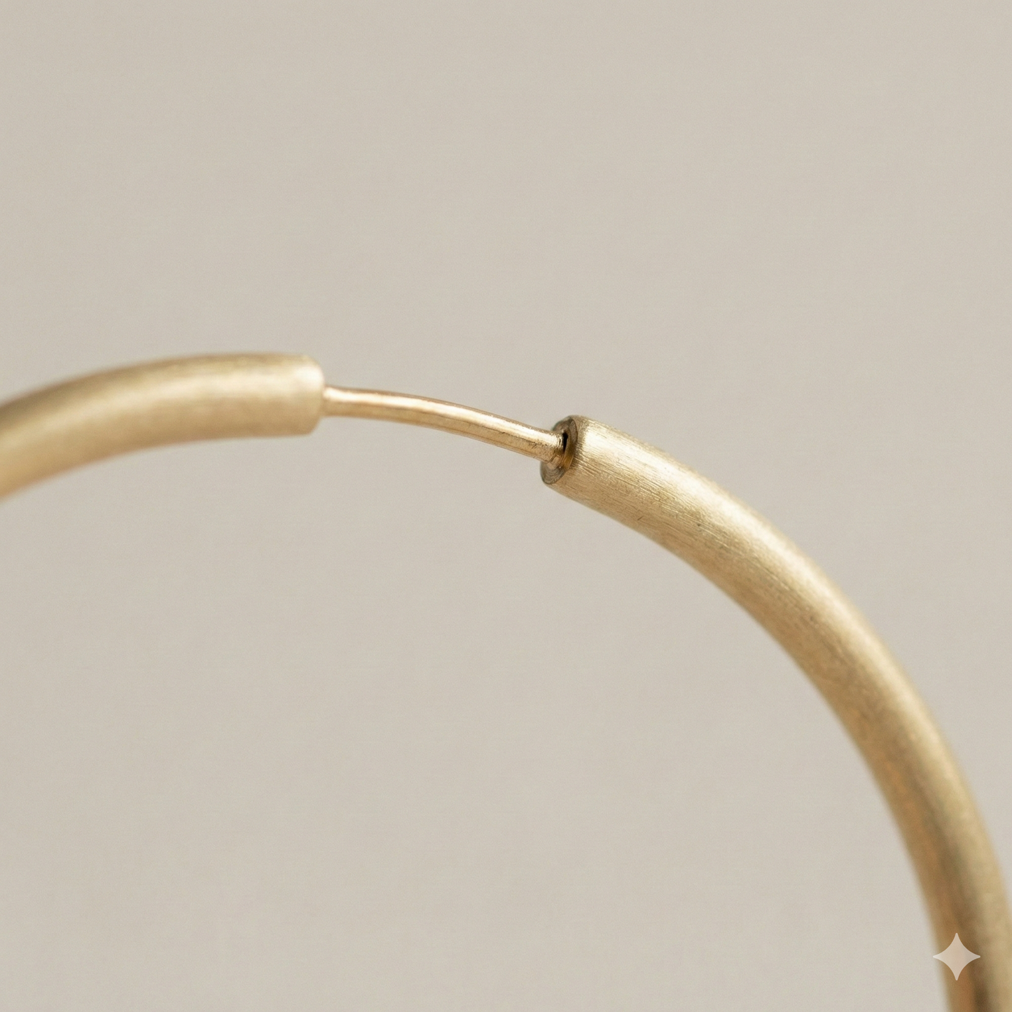Surekar Minimalist Gold Hoop Earrings