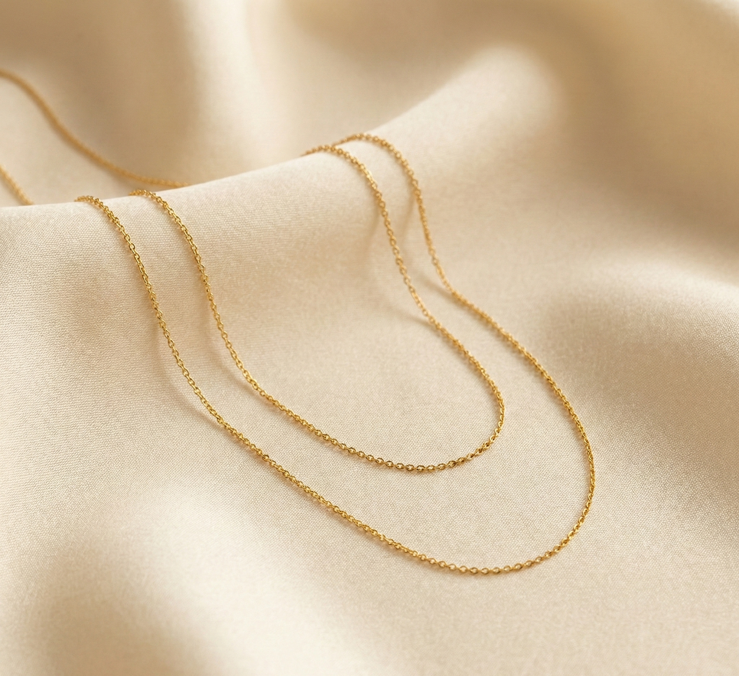 Surekar Silk Collection: 18K Gold Vermeil Minimalist Necklace