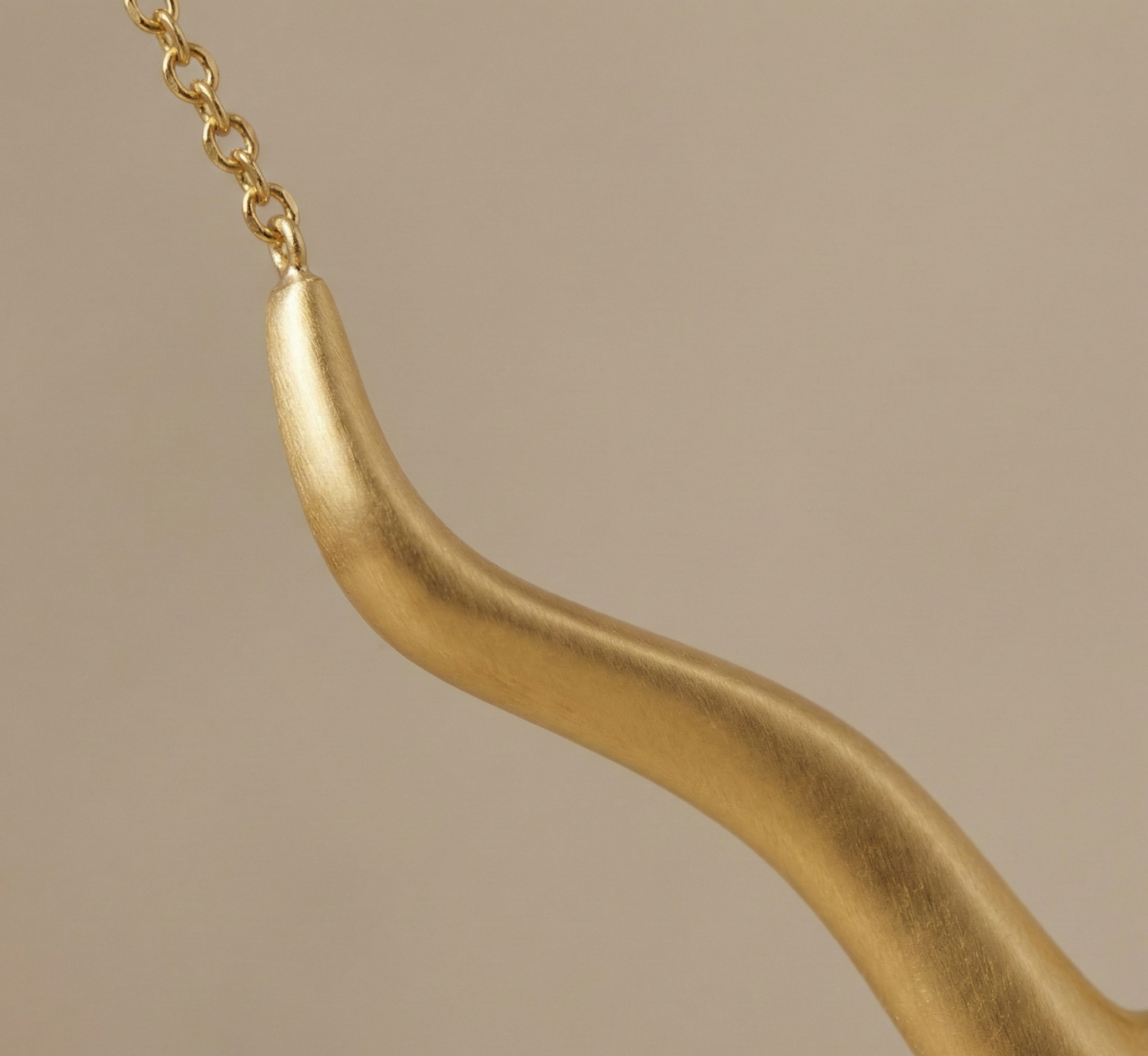 Surekar Sculptural V-Necklace for Women